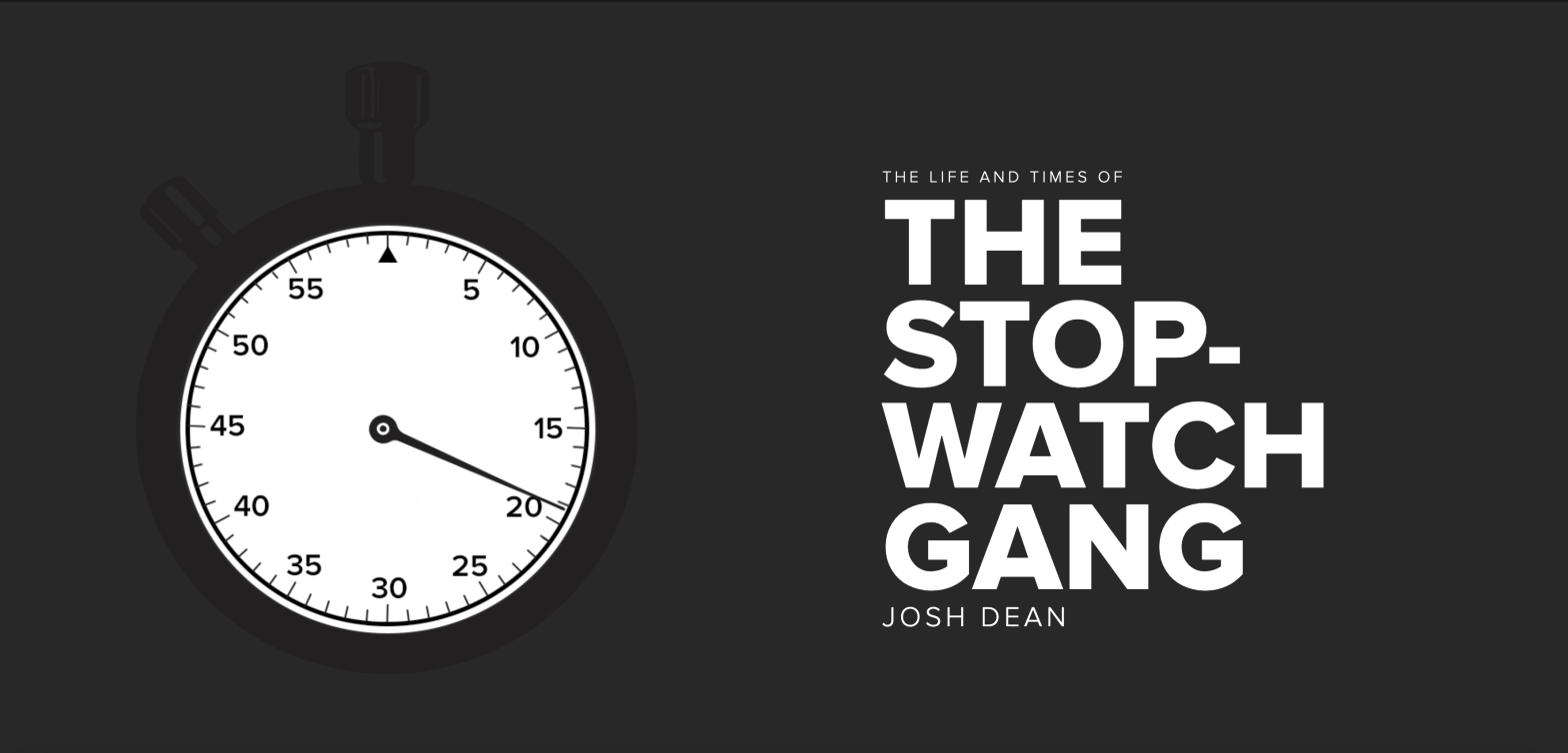 The Life and Times of the Stopwatch Gang The Atavist Magazine